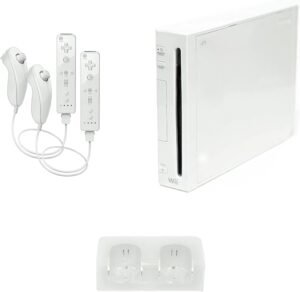 Nintendo Wii Console, White Premium Bundle (Renewed)
