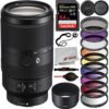 Sony E 70-350mm f/4.5-6.3 G OSS Lens with Deluxe Bundle; Includes: SanDisk Extreme PRO 64GB Memory Card, 6pc Graduated Color Filter Kit, and More (Renewed)