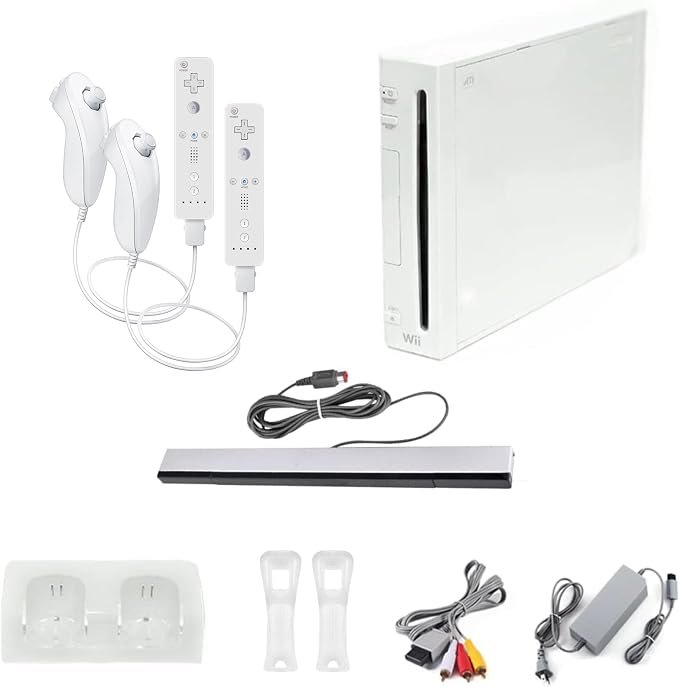 Nintendo Wii Console, White Premium Bundle (Renewed) - Image 2