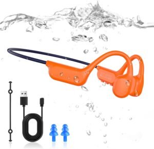 Swimming Headphones Underwater,IP68 Waterproof Headphones