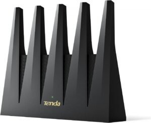 Tenda WiFi 7 Router BE7200 – Dual-Band High-Speed Wireless Internet Router with 2×2.5G Ports, Quad-Core CPU, MLO & VPN, Private IoT Network, Supports OpenWRT, Ideal for Home & Business Use (BE12Pro)