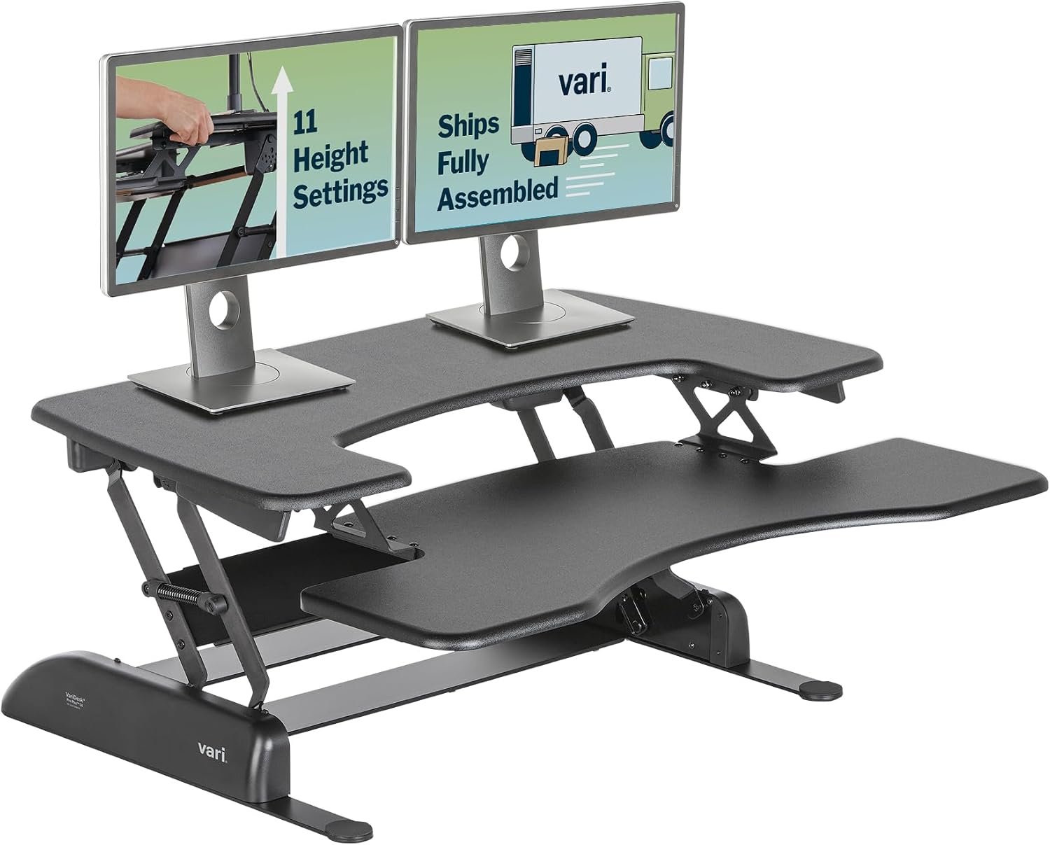 Vari Pro Plus 36 Standing Desk Converter, Black
