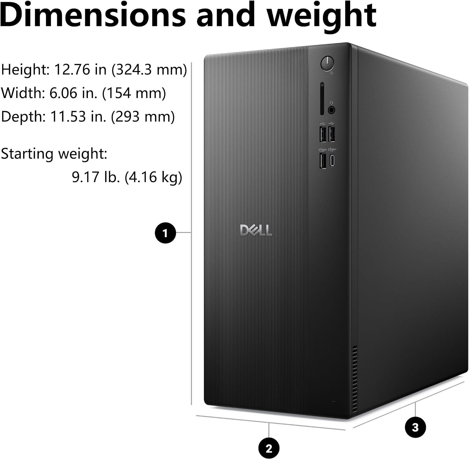 Dell Pro 2026 Desktop Tower 16GB DDR5 RAM 512GB SSD, Windows 11 Pro - Image 2